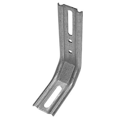 Lot de 6 équerres 3 pans galva 140 x 30 x 72mm