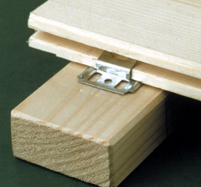 Lot de 250 clips pour lambris et clous n°2