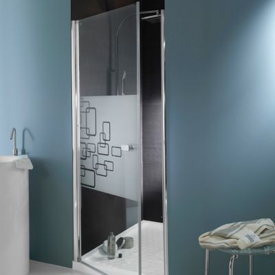 Porte de douche pivotante Soft Cube 80 cm