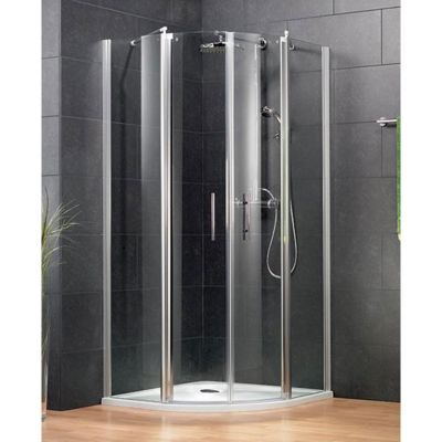 Accès d'angle circulaire 90 x 90 cm + anticalcaire Venise