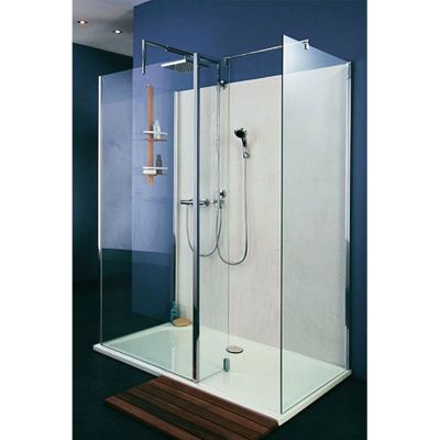 Kit de douche universel carré pour paroi de douche