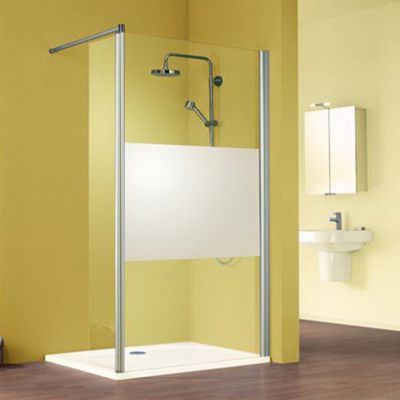 Paroi douche décor design volet pivotant 100 cm Walk In Solo
