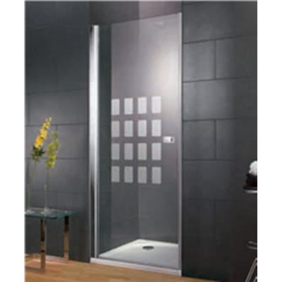 Porte de douche transparente 80 cm + anticalcaire Cubic