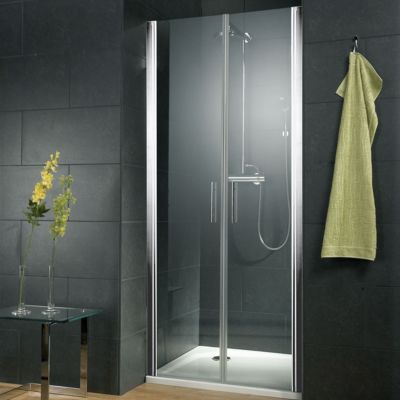 Porte battante verre de sécurité dépoli light 80 cm Style