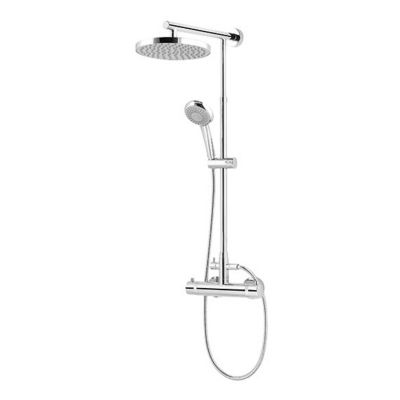 Kit de douche thermostatique tête ronde