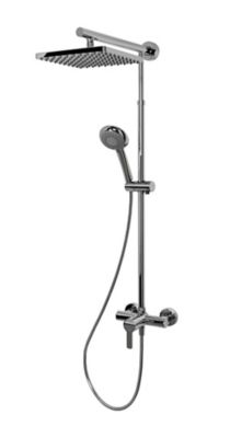 Kit de douche mitigeur tête carrée
