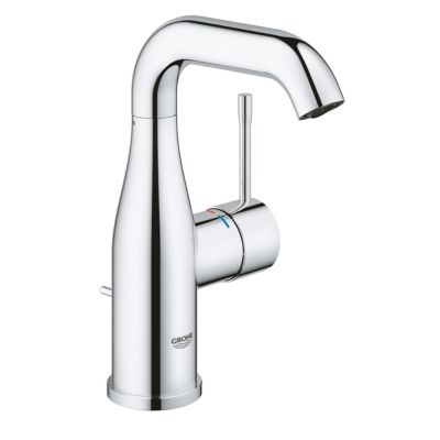 Mitigeur lavabo monocommande GROHE Essence Bec pivotant Limiteur de température Economie d'eau Chrome