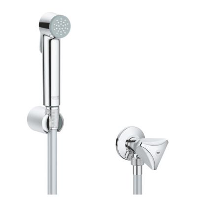 Grohe Tempesta-F Trigger Spray 30 set douchette à main 1 jet avec support mural et robinet d'arrêt, chrome (G26357000)