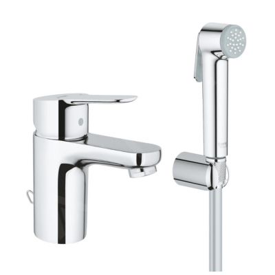 Grohe Bauedge Mitigeur De Lavabo Avec Douchette De Bidet Chrome 237