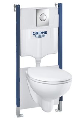 Pack WC suspendu sans bride Grohe Solido Bau Nova