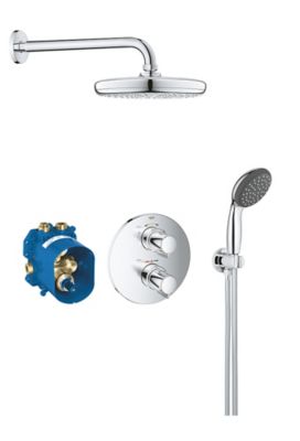 Kit de douche thermostatique à  encastrer Grohe Precision Trend