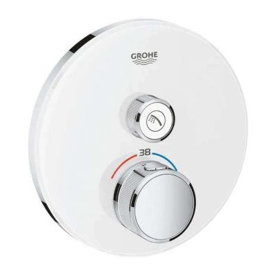 Grohe Grohtherm SmartControl Mitigeur thermostatique encastré de douche avec 1 sortie lunaire 29150LS0