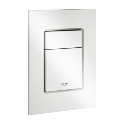 Grohe Plaque commande Skate Cosmopolitan vertical blanc alpin