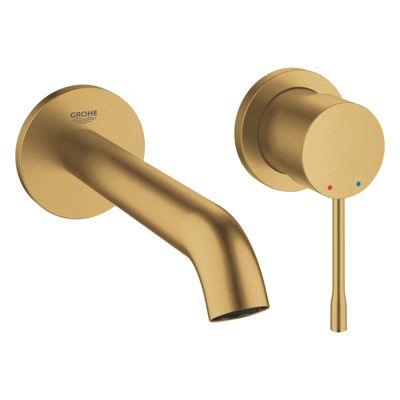 Grohe Façade Essence Mitigeur monocommande 2 trous lavabo Taille Cool Sunrise brossé - vue 8