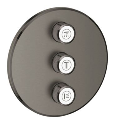 Grohe Grohtherm SmartControl Panneau de contrôle 3 sorties Hard brossé 29122AL0