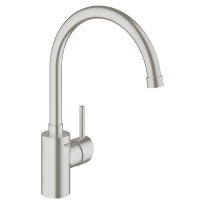 Mitigeur monocommande orientable Evier GROHE Concetto Pivotant Métal
