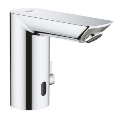 Grohe Bau Cosmopolitan E Mitigeur lavabo infrarouge 1/2, limiteur de température, Chromé (36453000)