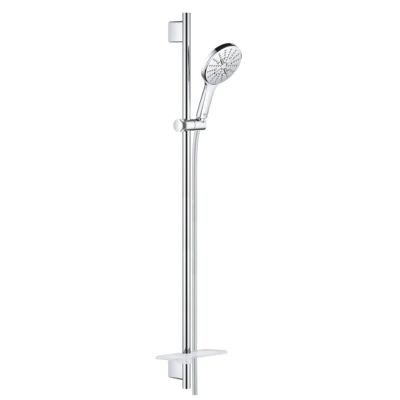 Pommeau de douche GROHE Rainshower Smartactive 130 3 jets avec barre