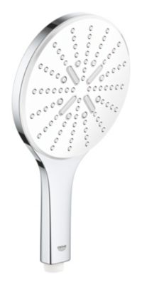 Douchette et flexible chrome rond Grohe Vitalio Smartactive 150 3 jets
