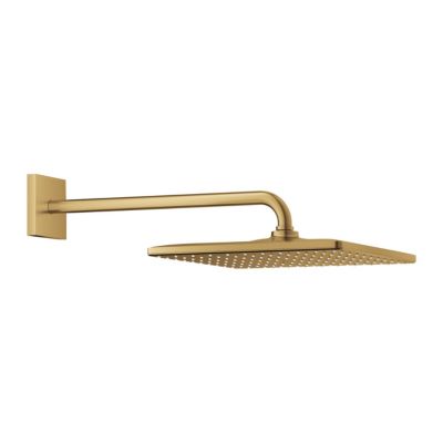 Grohe Rainshower Mono 310 Cube Ensemble douche de tête 1 jet et bras 422mm Cool Sunrise brossé 26564GN0