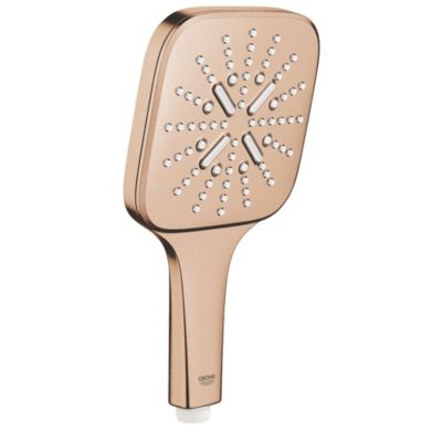 Douche de tête GROHE SmartActive Cube 130 mm 95 /min 3 jets Warm Sunset brossé
