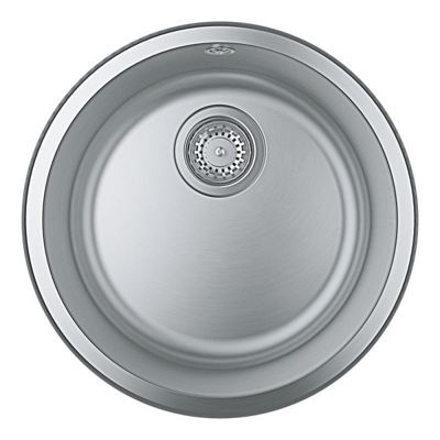 Évier K200 Grohe 31720sd0 1 Bac Rond - Inox