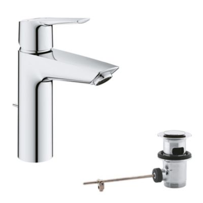 Mitigeur lavabo Quickfix Start 2021 avec tirette et vidage taille - vue 4