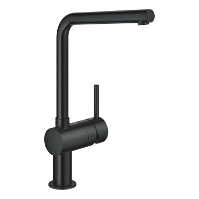 GROHE Mitigeur évier cuisine Minta bec L Phantom Black 31375KF0