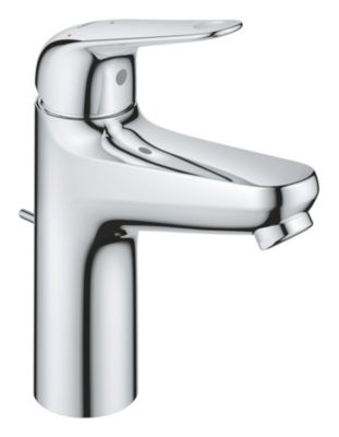 Mitigeur monocommande lavabo GROHE Swift 24328001 Chromé Taille Ouverture Eau Froide Economie d'eau Tirette et vidage