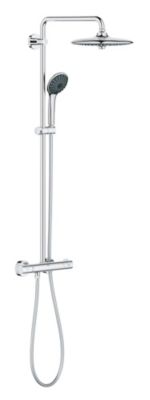 Colonne de douche thermostatique chrome H.112 cm  Grohe Vitalio TurboStat
