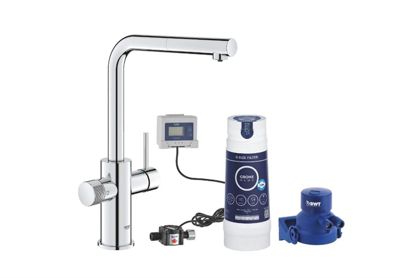 Mitigeur Grohe Minta avec kit de démarrage Chromé Avec kit de démarrage