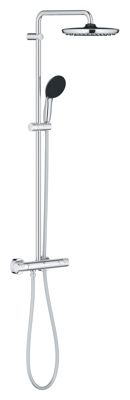 Colonne de douche avec mitigeur thermostatique Economie d'eau GROHE Vitalio Start System 250 Chromé 26677001 - vue 1