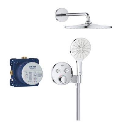 Ensemble de douche encastré Tous les types de jets Mitigeur thermostatique GROHE 34877000 - vue 2
