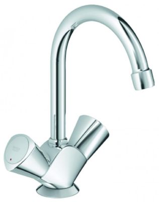 Mélangeur de lavabo monotrou bec pivotant COSTA GROHE 21097 001 - vue 2