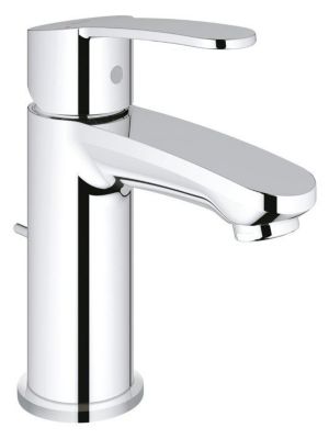 Mitigeur lave-mains GROHE EUROSTYLE Cosmopolitan - Monotrou sur plage - Cartouche céramique 35mm - Chrome