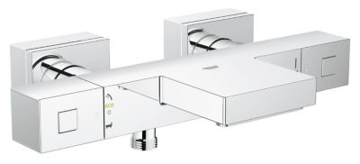 Mitigeur thermostatique GROHE Grohtherm Cube 34497000 Chrome éclatant SafeStop Plus TurboStat C3
