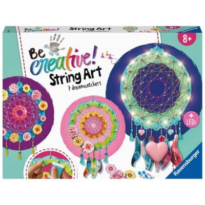 Ravensburger Jeu créatif Be creative ! String Art Bleu - vue 3