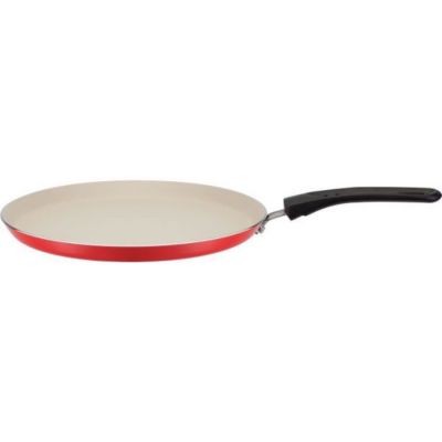 GSW Crepiere avec étaleur - 456715 - Aluminium - Extérieur rouge siliconé - 26 cm - Tous feux dont induction Gris - vue 3