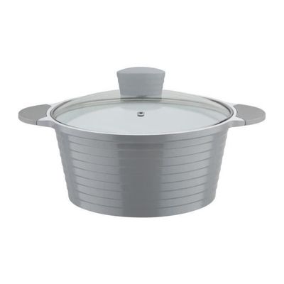 GSW Marmite revetement en céramique Greblon a induction Bolero Grey - 28 cm