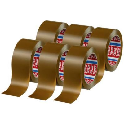 tesapack 4124 6x66 x 50 mm Ruban adhésif PVC pour emballage professionnel