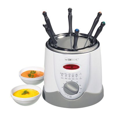 Clatronic Friteuse et fondue pour 6 personnes 1L FFR 2916 Blanc - vue 4