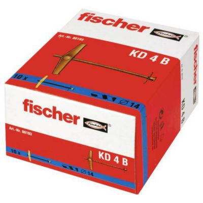 Cheville à bascule FISCHER KD4B Métal Diamètre 14 mm Pack - vue 2