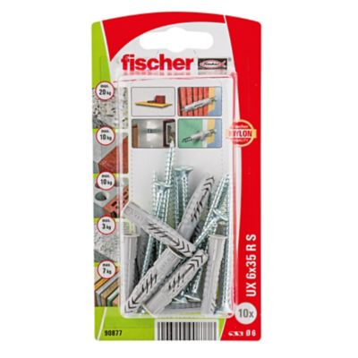 10 chevilles universelles Fischer Ø6x35mm