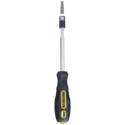 Tournevis porte embouts 14" Proxxon FLEX DOT poignée antidérapante et manchon coulissant