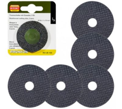 Disques à tronçonner PROXXON 28155 Lot de 5 Corindon Diamètre 50mm