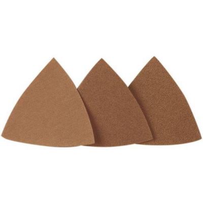 Feuilles abrasives Delta auto agrippantes non perforées 65x65 mm oxyde d'aluminium pack