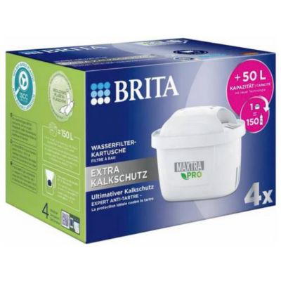 Brita Maxtra Pro Extra pack de 4 cartouches filtrantes 122188 blanc