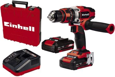 Einhell Perceuse Visseuse à percussion sans fil TE-CD 18/48 Li-i (2x2,0Ah)