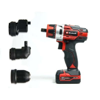 Perceuse Visseuse sans Fil Einhell TE-CD 12/1 3X-Li – 12 V, 2 Vitesses, Mandrin Amovible