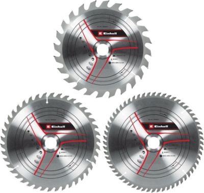 Jeu de lames de scie circulaire carbure ? Ø254 x 30 x 3 2 mm ? 24 42 60 dents